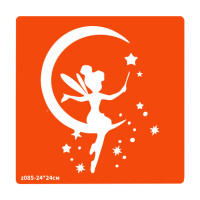 Трафарет для біо-тату Фея z085-24*24см, розмір 24х24см (z085-24*24см)