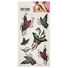 Тимчасове татуювання "Метелики Tattoo" 1020-HM343 (1020-HM343)