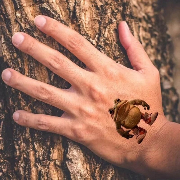 Детские временные тату "Итальянский брейнрот" Italian-brainrot-tattoo-1, 12х7 см(Italian-brainrot-tattoo-1)