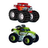 Временная татуировка Монстр-трак №3 Ink-Ok 74274479, 2 картинки(74274479)