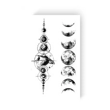 Тимчасове татуювання "Місяць і планети" L-23 (L-23)