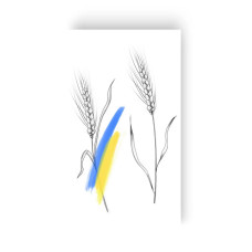 Набор временных татуировок «Украинские колоски» L-43(L-43)