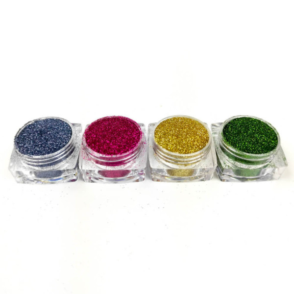 Набор глиттера для био-тату «Базовый №2» glitter-set-4x-2, 4 цвета (glitter-set-4x-2)