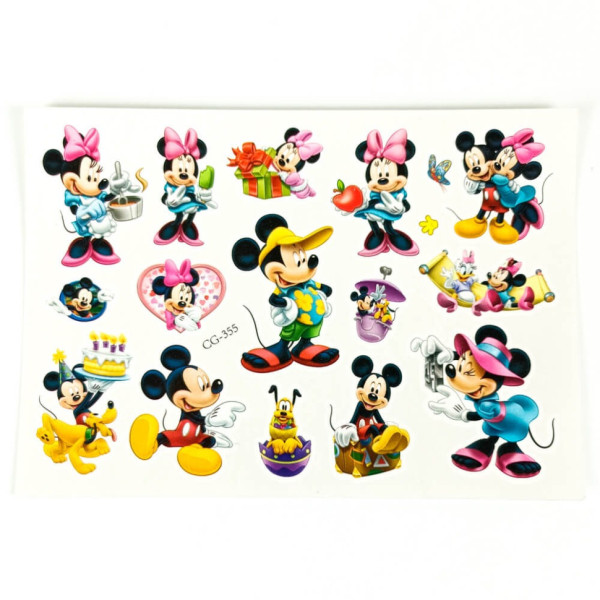 Дитячі тимчасові тату "Mouse №3" cg-355, 15х10 см (cg-355)
