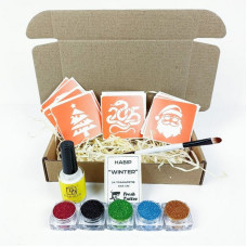 Набір для біо-тату "Зима 2025 - гліттер" set-winter-glitter-2025 (set-winter-glitter-2025)