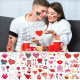 Набір тимчасових тату "Любов № 1" Love-tattoo-mini-set-1-10, 12 х 7 см 10 шт (Love-tattoo-mini-set-1-10)