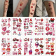 Набір тимчасових тату "Любов № 2" Love-tattoo-mini-set-2-10, 12 х 7 см 10 шт (Love-tattoo-mini-set-2-10)