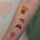 Набір тимчасових тату "Любов № 2" Love-tattoo-mini-set-2-10, 12 х 7 см 10 шт (Love-tattoo-mini-set-2-10)