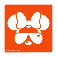 Трафарет для біо-тату Мінні Маус z114_pr-15*15см, розмір 15х15см (z114_pr-15*15см)