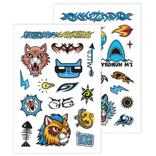 Тимчасові татуювання для старших хлопчиків Акула 10100699, 2 аркуші (10100699)