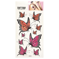 Тимчасове татуювання "Помаранчеві та рожеві метелики Tattoo" 1020-HM254 (1020-HM254)