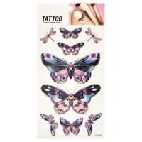 Тимчасове татуювання "Метелики та бабки Tattoo" 1020-HM1648 (1020-HM1648)