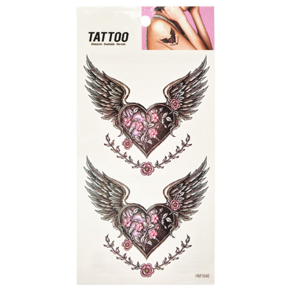 Тимчасове татуювання "Два серця Tattoo" 1020-HM1646 (1020-HM1646)