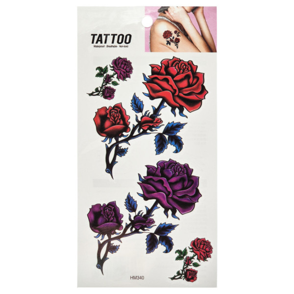 Тимчасове татуювання "Троянди Tattoo" 1020-HM340 (1020-HM340)