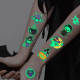 Набір дитячих тимчасових тату "Halloween glow" kids-tatto-halloween-glow-set-1 (kids-tatto-halloween-glow)
