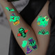 Набір дитячих тимчасових тату "Halloween glow" kids-tatto-halloween-glow-set-1 (kids-tatto-halloween-glow)