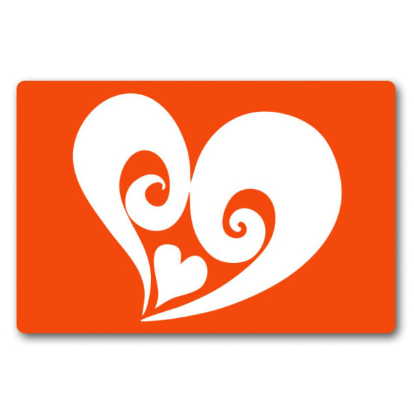 Трафарет для біо-тату Сердечко c053-15*20см, розмір 15х20 см (c053-15*20см)