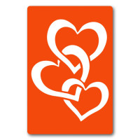 Трафарет для біо-тату Сердечко c054-15*20см, розмір 15х20 см (c054-15*20см)