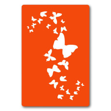 Трафарет для біо-тату Метелики bx002-24*34см, розмір 24х34 см (bx002-24*34см)