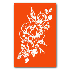 Трафарет для біо-тату Квіти fx101-24*34см, розмір 24х34 см (fx101-24*34см)