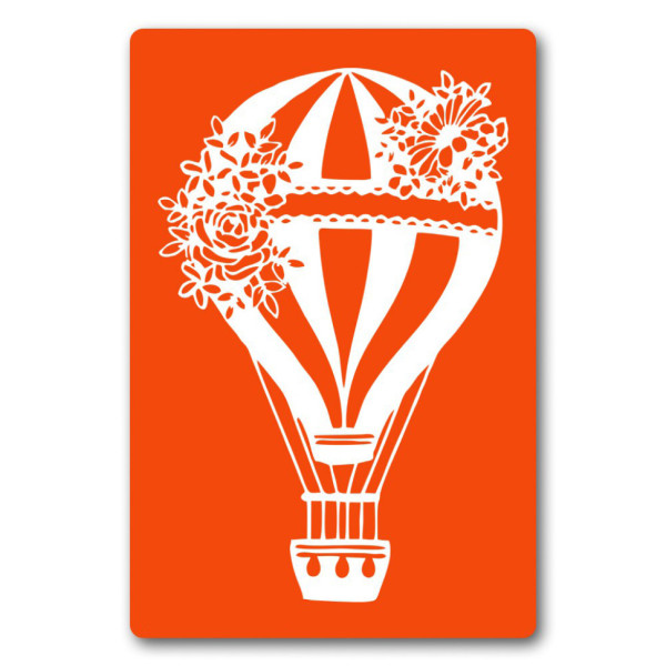 Трафарет для біо-тату Аеростат jx002-24*34см, розмір 24х34 см (jx002-24*34см)