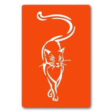 Трафарет для біо-тату Котик kx001-24*34см, розмір 24х34 см (kx001-24*34см)