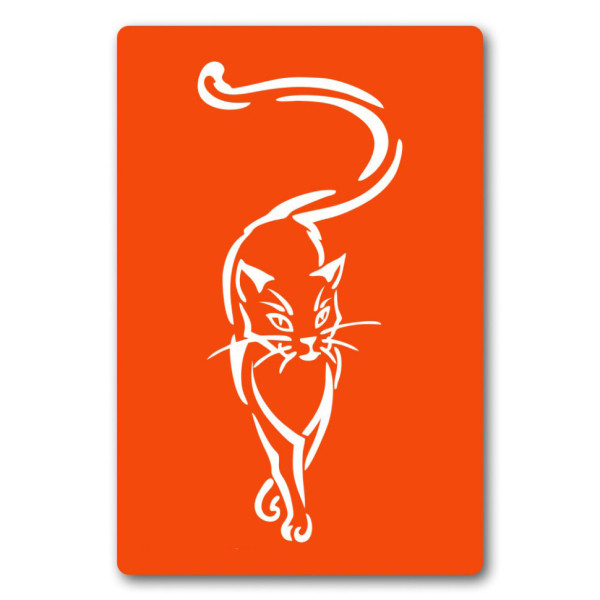 Трафарет для біо-тату Котик kx001-24*34см, розмір 24х34 см (kx001-24*34см)
