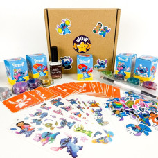 Набір для біо-тату "Wow Box Стіч" wow-box-stich-5 для 5 дітей  (wow-box-stich-5)