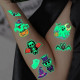 Набір тимчасових тату "Halloween glow №2" kids-tatto-halloween-g2 (kids-tatto-halloween-g2)