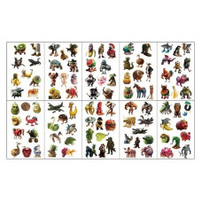 Дитячі тимчасові тату "Італійський брейнрот" Italian-brainrot-tattoo-1, 12х7 см (Italian-brainrot-tattoo-1)