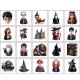 Дитячі тимчасові тату "Гаррі Поттер та інші" Potter-mini-tattoo-20, 5х5 см (Potter-mini-tattoo-20)