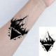 Набор детских временных тату "Черные мини №3" black-tattoo-mini-set-3-3, 30 штук по 9,5*5,5 см(black-tattoo-mini-set-3-3)