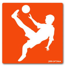 Трафарет для био-тату Футбол-3 j099-24*24см, размер 24 х 24см (j099-24*24см)