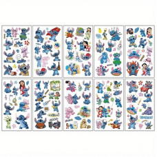 Детские временные татуировки "Лило и Стич" lilo-stich-tattoo-10, 12х7 см(lilo-stich-tattoo-10)