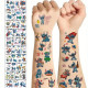 Детские временные татуировки "Лило и Стич" lilo-stich-tattoo-10, 12х7 см(lilo-stich-tattoo-10)