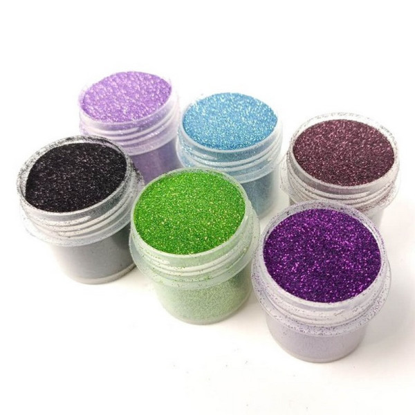 Набір гліттеру для біо-тату "Великий № 4" glitter-set-big-6x-4, 6 штук по 12 мл (glitter-set-big-6x-4)