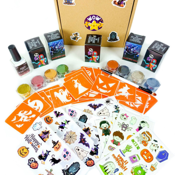 Набор для био-тату "Wow Box Хэллоуин для 5 детей" wow-box-halloween-5(wow-box-halloween-5)