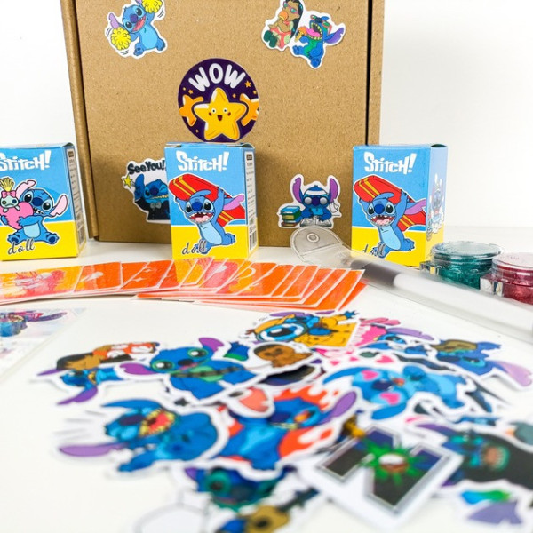 Набір для біо-тату "Wow Box Стіч " wow-box-stich-3 для 3 дітей (wow-box-stich-3)