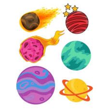 Тимчасове татуювання Планети Ink-Ok 74569391, 6 картинок (74569391)