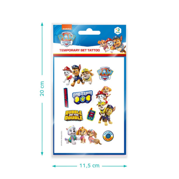 Набор детских временных татуировок "Paw Patrol Команда" 200435, 4 листа(200435)