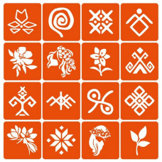 Набор трафаретов для био-тату «Мавка» Mavka_simple-16(Mavka_simple-16)