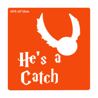 Трафарет для біо-тату Гаррі Поттер r075-15*15см, розмір 15х15см (r075-15*15см)