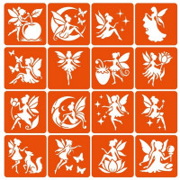 Набор трафаретов для био-тату "Fairies №2" fairies2_simple-16(fairies2_simple-16)