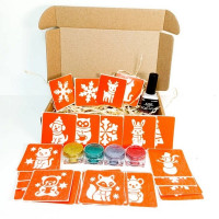 Набір для біо-тату "Зима - глітер" set-winter-glitter (set-winter-glitter)