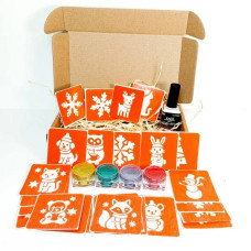 Набір для біо-тату "Зима - глітер" set-winter-glitter (set-winter-glitter)