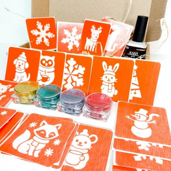 Набір для біо-тату "Зима - глітер" set-winter-glitter (set-winter-glitter)