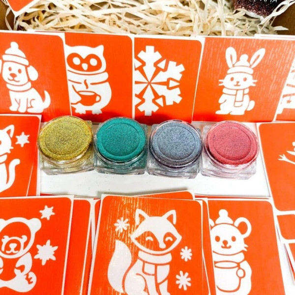 Набір для біо-тату "Зима - глітер" set-winter-glitter (set-winter-glitter)