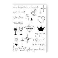 Набор временных татуировок GIRL POWER LB-101(LB-101)