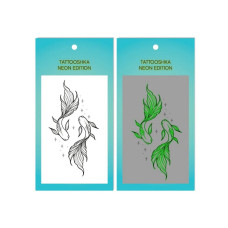 Набор временных татуировок «Рыбки неоновые» L-72(L-72)