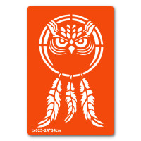 Трафарет для био-тату Ловец снов tx025-24*34см, размер 24 х 34см (tx025-24*34см)